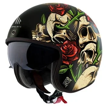 MT Le Mans 2 SV S Breakout B9 Helmet (Matt Black|Red)