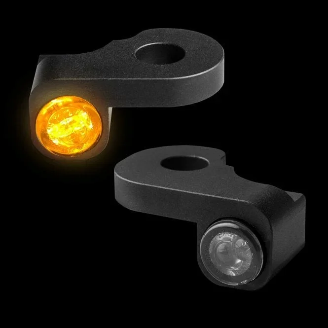 NANO Series Handlebar Turn Signals Dyna, Softail, Touring
