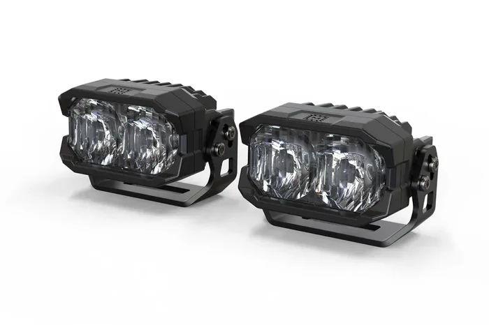 NCS LED Pod 2Banger,Combo,Yellow,Pair