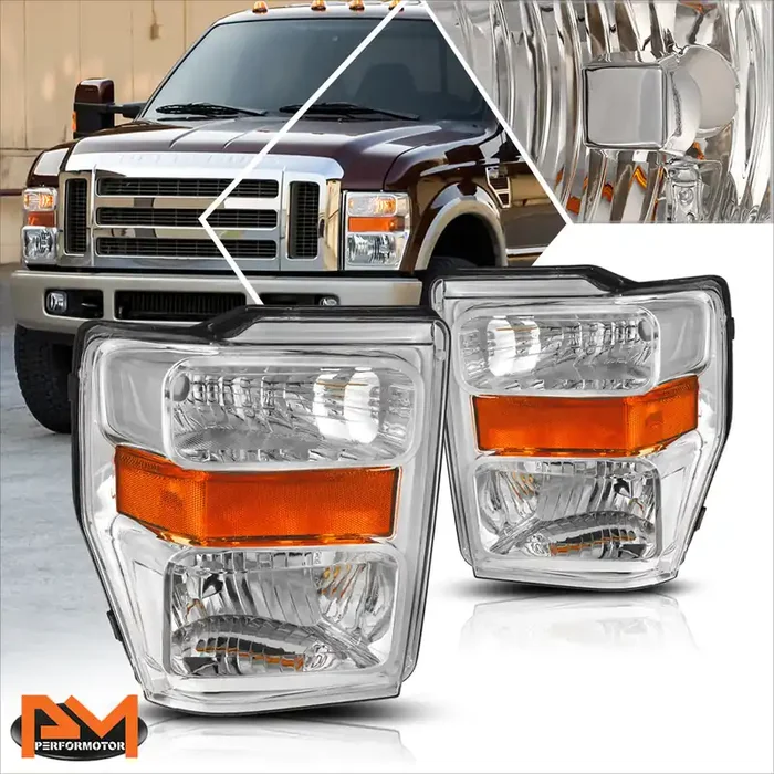 OE Style Headlights 08-10 Ford F-250 F-350 F-450 F-550 Super Duty