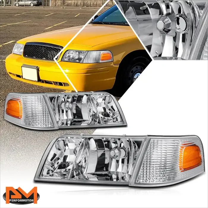 OE Style Headlights Headlights 98-11 Ford Crown Victoria
