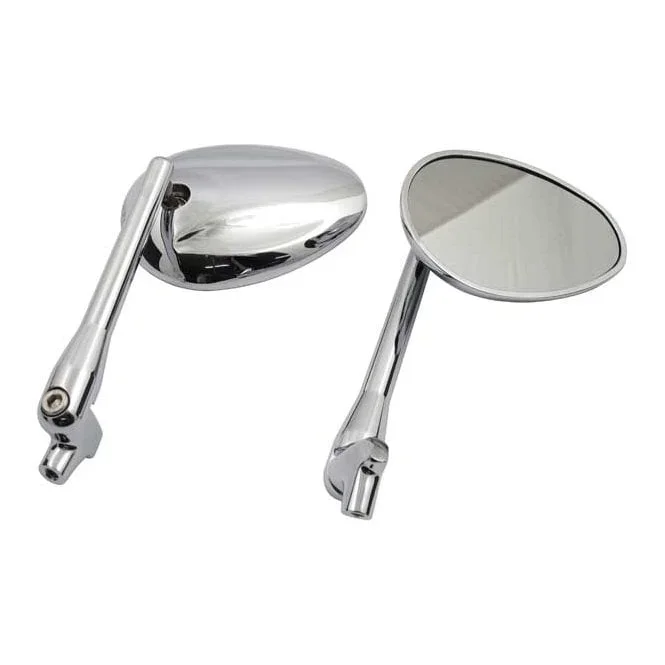 Oval, Rotatable Stem Mirror Set