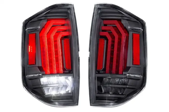 Pair / Black XB LED Tail Lights 14-21 Toyota Tundra
