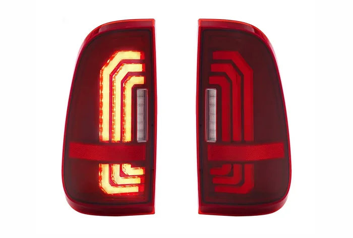 Pair / Red XB LED Tail Lights 99-16 Ford Super Duty