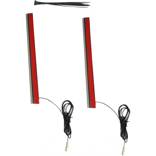 Plug & Play Red Plasma Rods Dyna, Softail, Classic, Touring, Trike