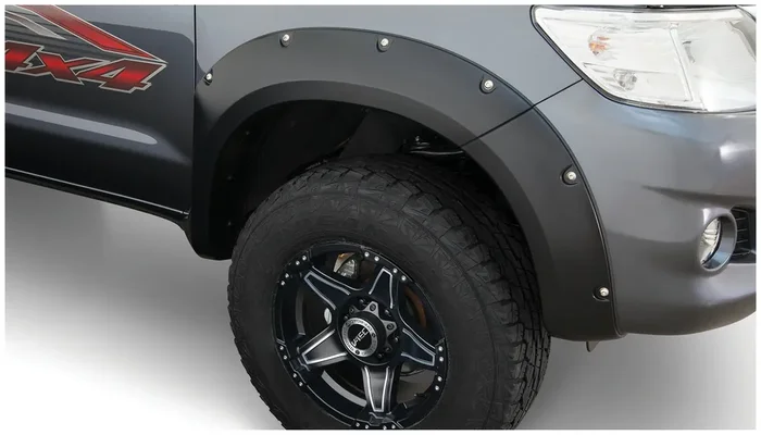Pocket/Rivet Style Front Fender Flares 11-13 Toyota Hilux