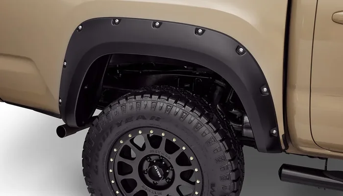 Pocket/Rivet Style Rear Fender Flares 16-22 Toyota Tacoma