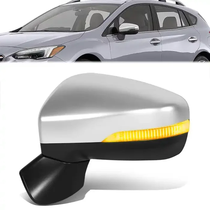 Powered Side View Mirrors With Heated, Signal 17-23 Subaru Impreza