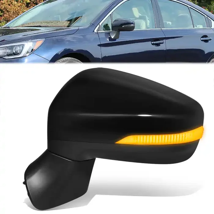 Powered Side View Mirrors With Heated, Signal 18-19 Subaru Legacy, Outback