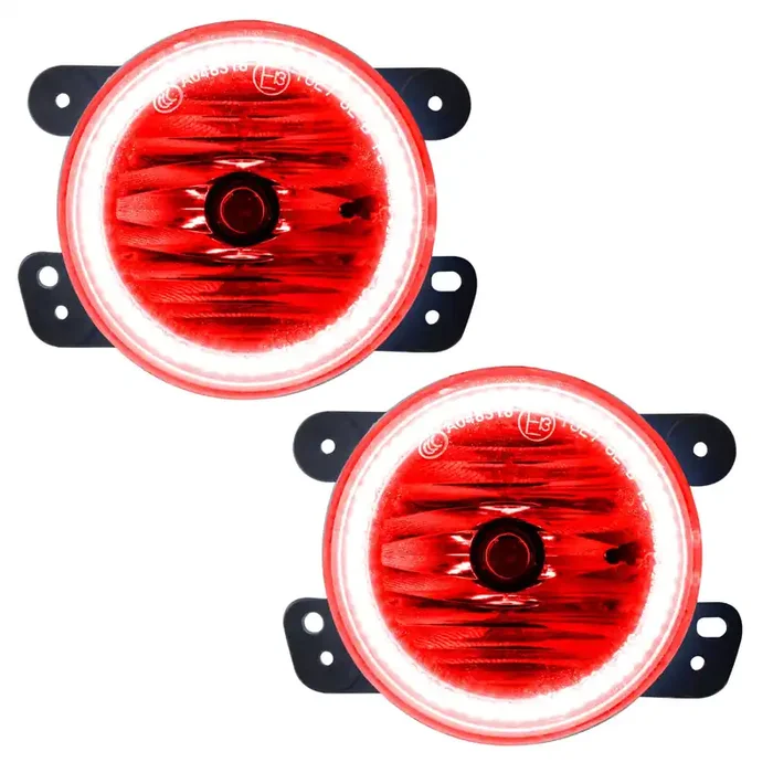 Pre-Assembled LED Halo Fog Lights 06-09 Dodge Charger