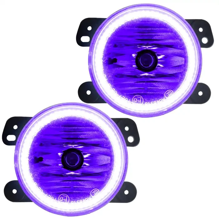 Pre-Assembled LED Halo Fog Lights 07-09 Jeep Wrangler JK
