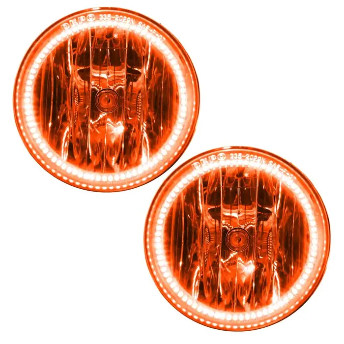 Pre-Assembled LED Halo Fog Lights 14-15 GMC Sierra 1500