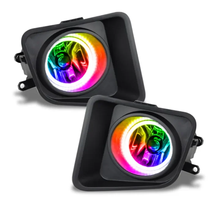 Pre-Assembled LED Halo Fog Lights 14-18 Toyota Tundra