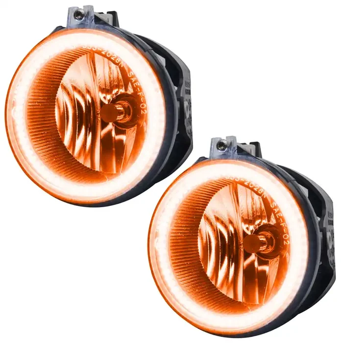 Pre-Assembled LED Halo Fog Lights ( w/HID equppied vehicles) 08-10 Dodge Challenger