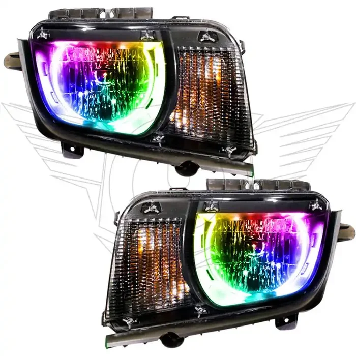 Pre-Assembled LED Halo Headlights (Non-RS) 10-13 Chevy Camaro