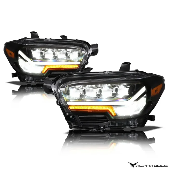 Quad-Pro Series LED Projector Headlights 16-22 Toyota Tacoma