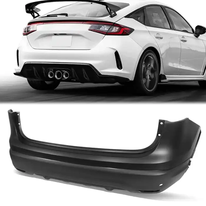 Rear Bumper Cover 19-22 Nissan Rogue Sport SL, SV