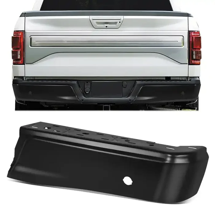 Rear Bumper End Cap (Right, w/Sensor Holes) 15-20 Ford F-150