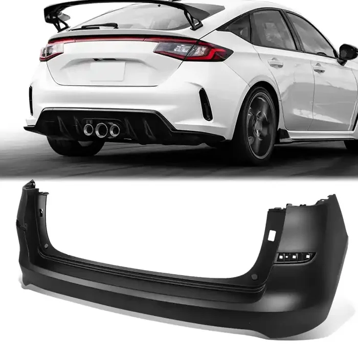 Rear Upper Bumper Cover (w/o Sensor Holes) 19-21 Hyundai Tucson