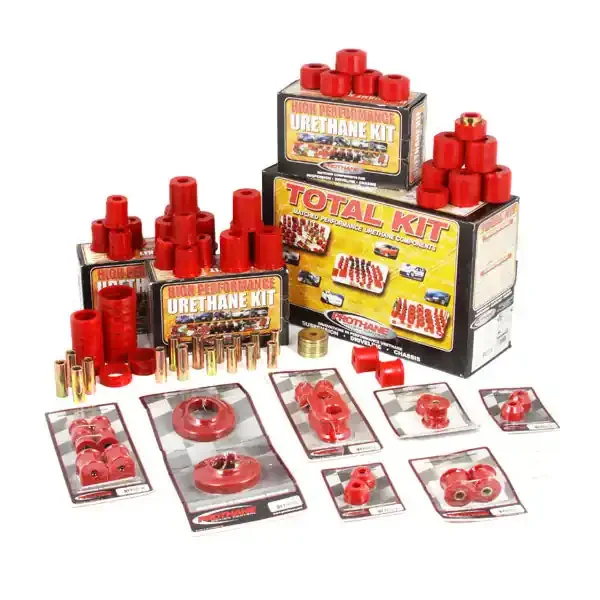 Red polyurethane bushing kit 97-06 Jeep Wrangler TJ