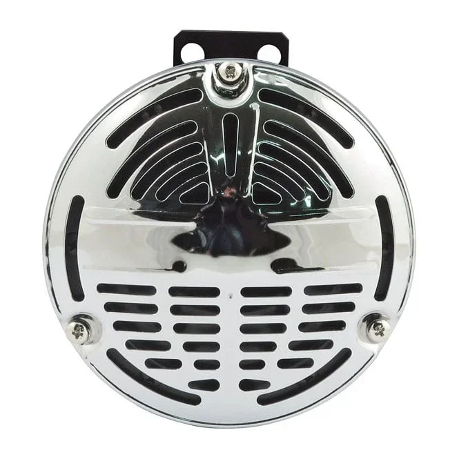 Reproduction 5-1/2″ Springer Horn. Chrome. 6V