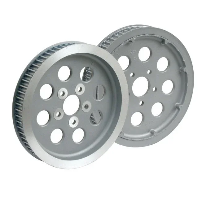 Reproduction OEM Style Wheel Pulley 65T, 1-1/2″ Belt. Silver