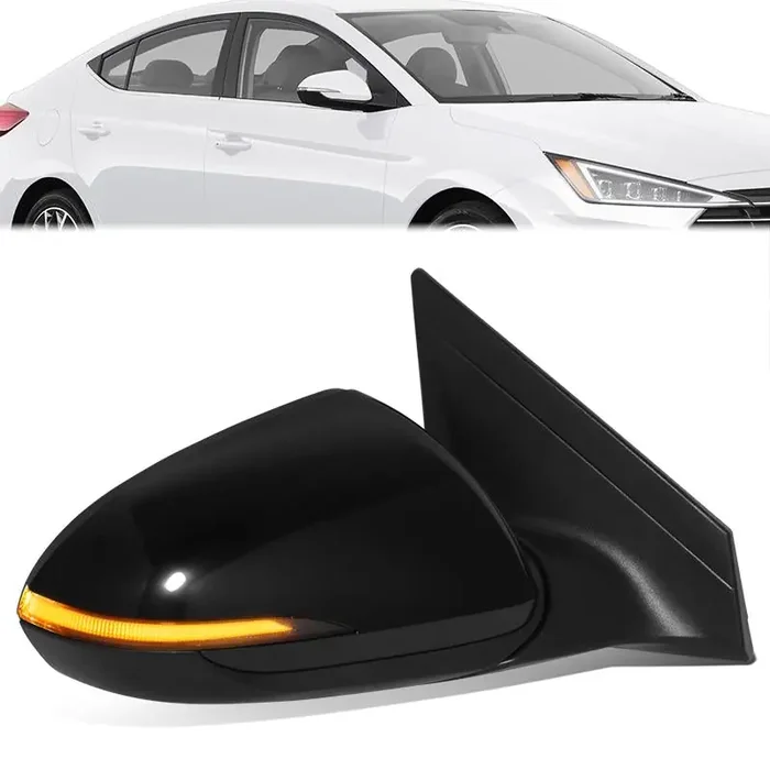 Right Side Mirror W/Heated, Turn Signal 19-20 Hyundai Elantra