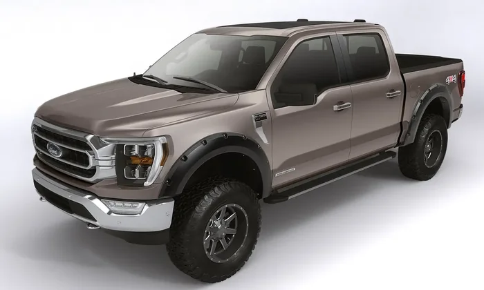 Rivet Style Textured 4-Piece Fender Flare 21-24 Ford F-150