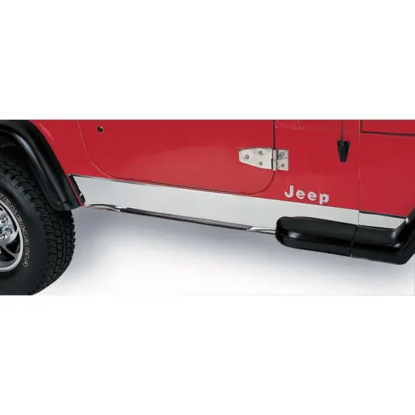 Rocker Panel Cover, Stainless Steel 97-06 Jeep Wrangler TJ