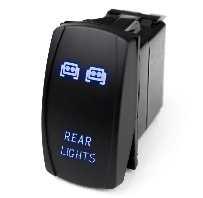 Rocker Switch w/ Blue LED Radiance Universal
