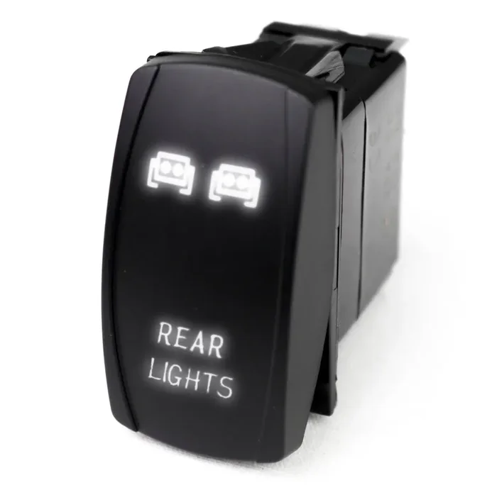 Rocker Switch w/ White LED Radiance Universal