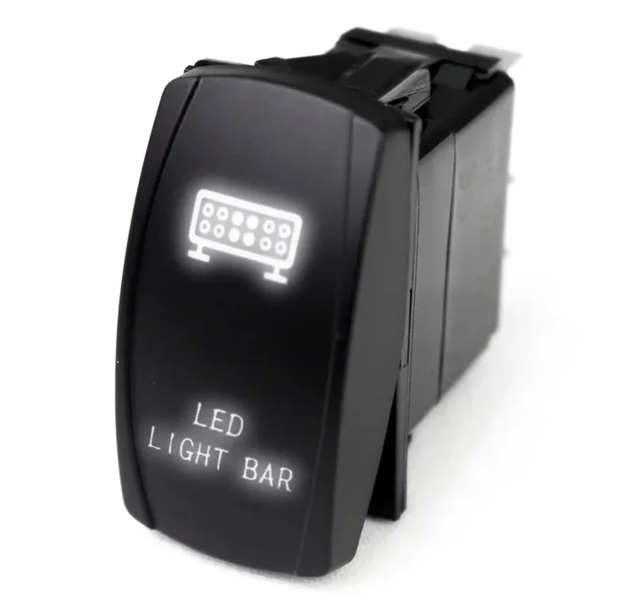 Rocker Switch w/ White LED Radiance Universal