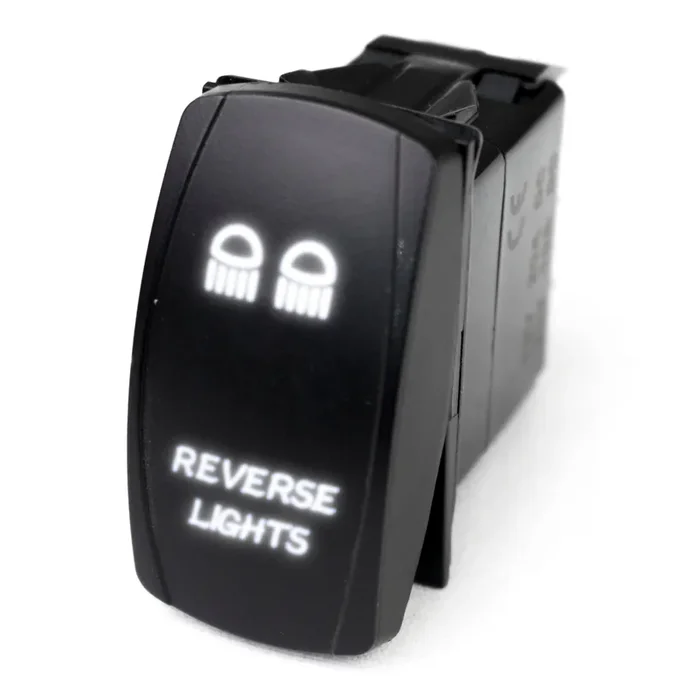 Rocker Switch w/ White LED Radiance Universal