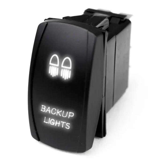 Rocker Switch w/ White LED Radiance Universal