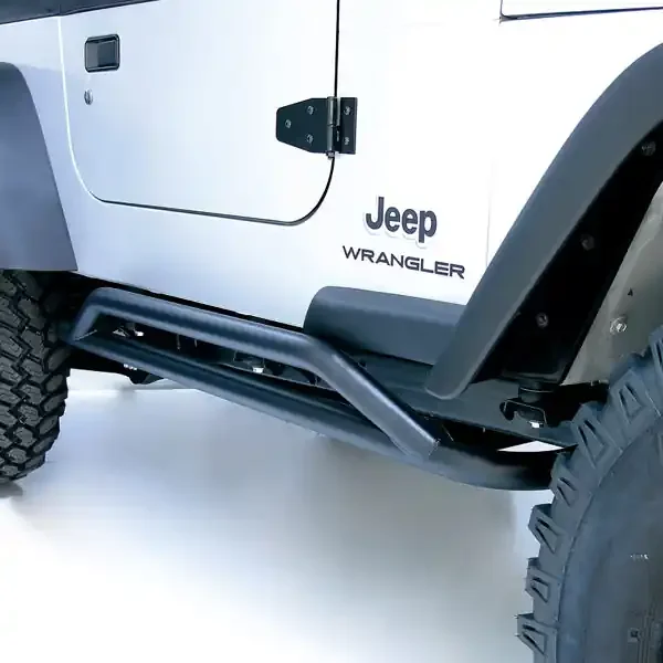 RRC Rocker Guard Kit, Black 87-06 Jeep Wrangler YJ/TJ