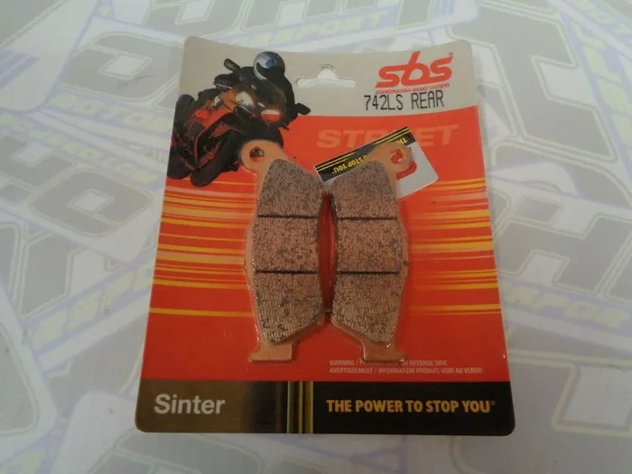 SBS Street Sintered HS Rear Brake Pads – BMW R1150RT ABS 2001-2006
