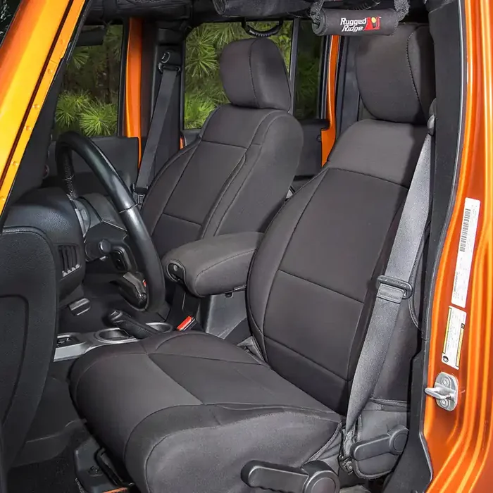 Seat Cover Kit, Black 07-10 Jeep Wrangler JK, 2 Door