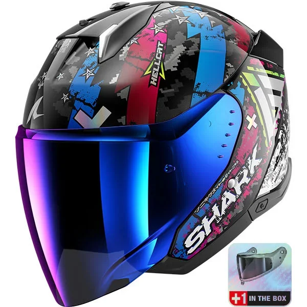 Shark Skwal i3 Jet – Hellcat Black / White / Blue / Red