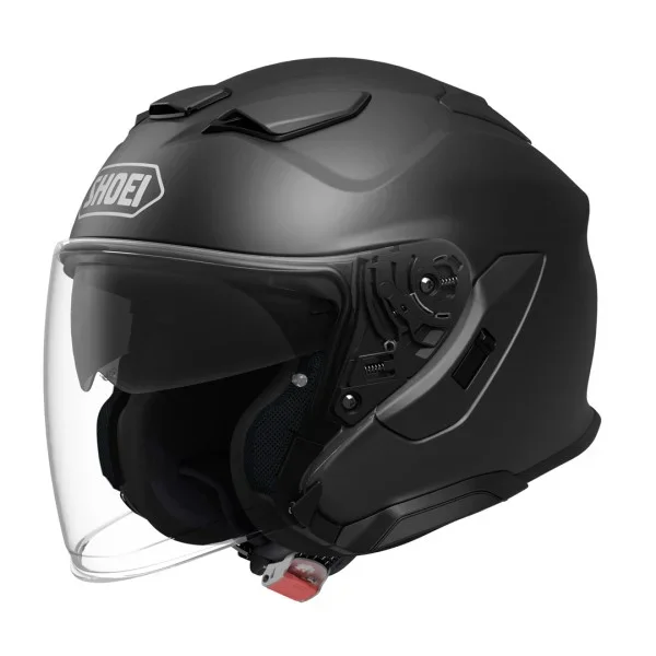 Shoei j-cruise 3 matt black x-small helmet – Open Face Helmets