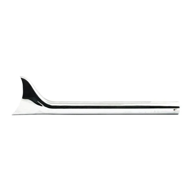 Slip-On Fishtail Exhaust Extension 24″ Long Chrome