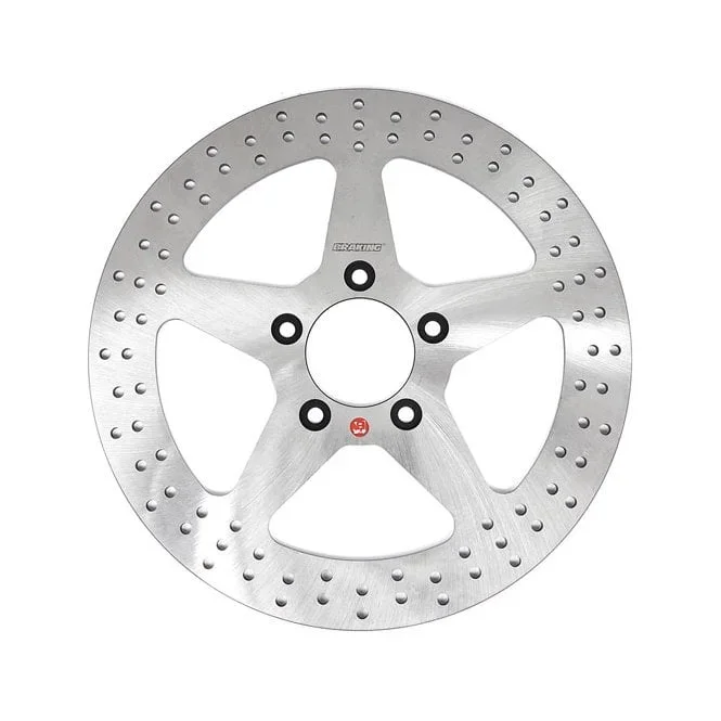 Solid Drilled Brake Rotor 11.5″, Front Left. TV