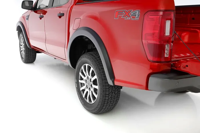 Sport Style Fender Flare Set Rear, Textured 19-22 Ford Ranger