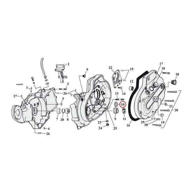 Sprocket Shaft Bearing Spacer Shim .098″