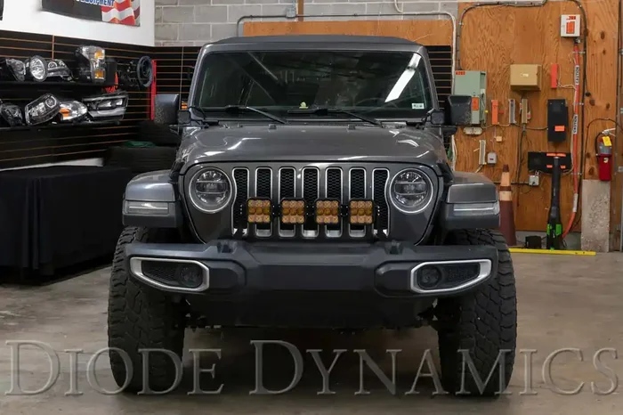 SS5 4-Pod CrossLink Grille Lightbar Kit, Sport Yellow