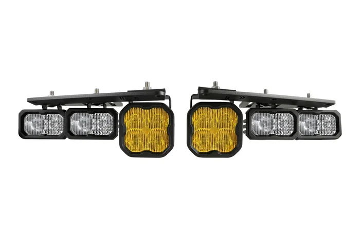 Stage Series Fog Pocket Kit, Yellow Max 2021+ Ford Bronco