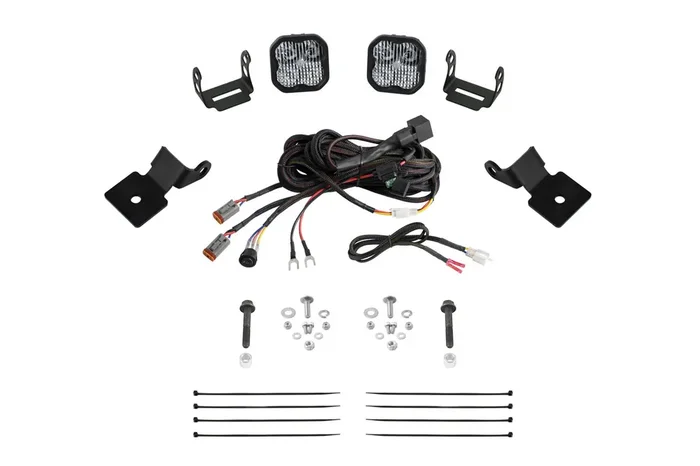 Stage Series SS3 A-Pillar Pod Kit Pro White Combo14-18 Polaris RZR XP