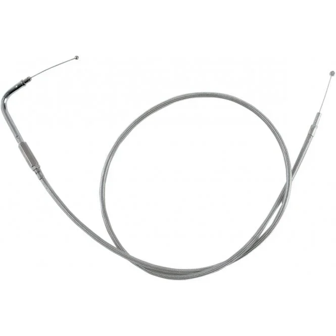Stainless Braided Idle Cable – Housing Length : 108 cm (42-1/2″) Classic, Touring