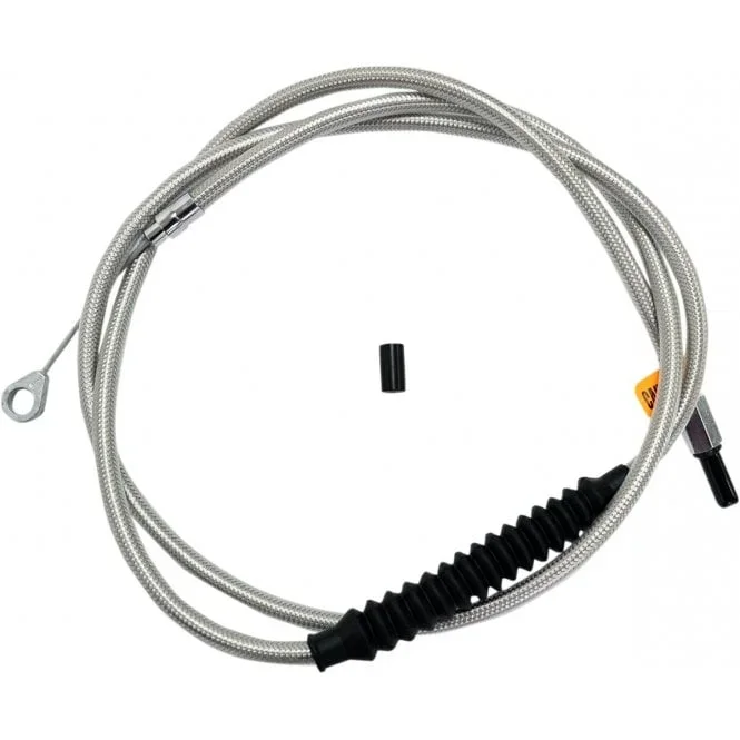 Stainless Steel Braided Clutch Cable Dyna, Softail, Touring