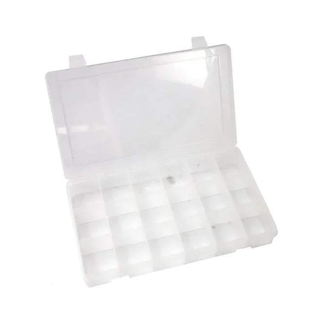 Standard Co Universal 18 compartment storage box plastic Universal