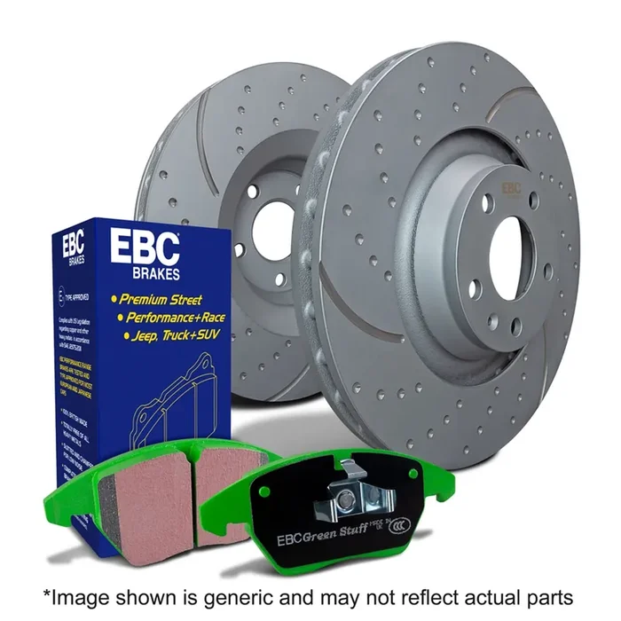 State 10 Brake Kit Greenstuff 2000 and GD Rotors (Rear)